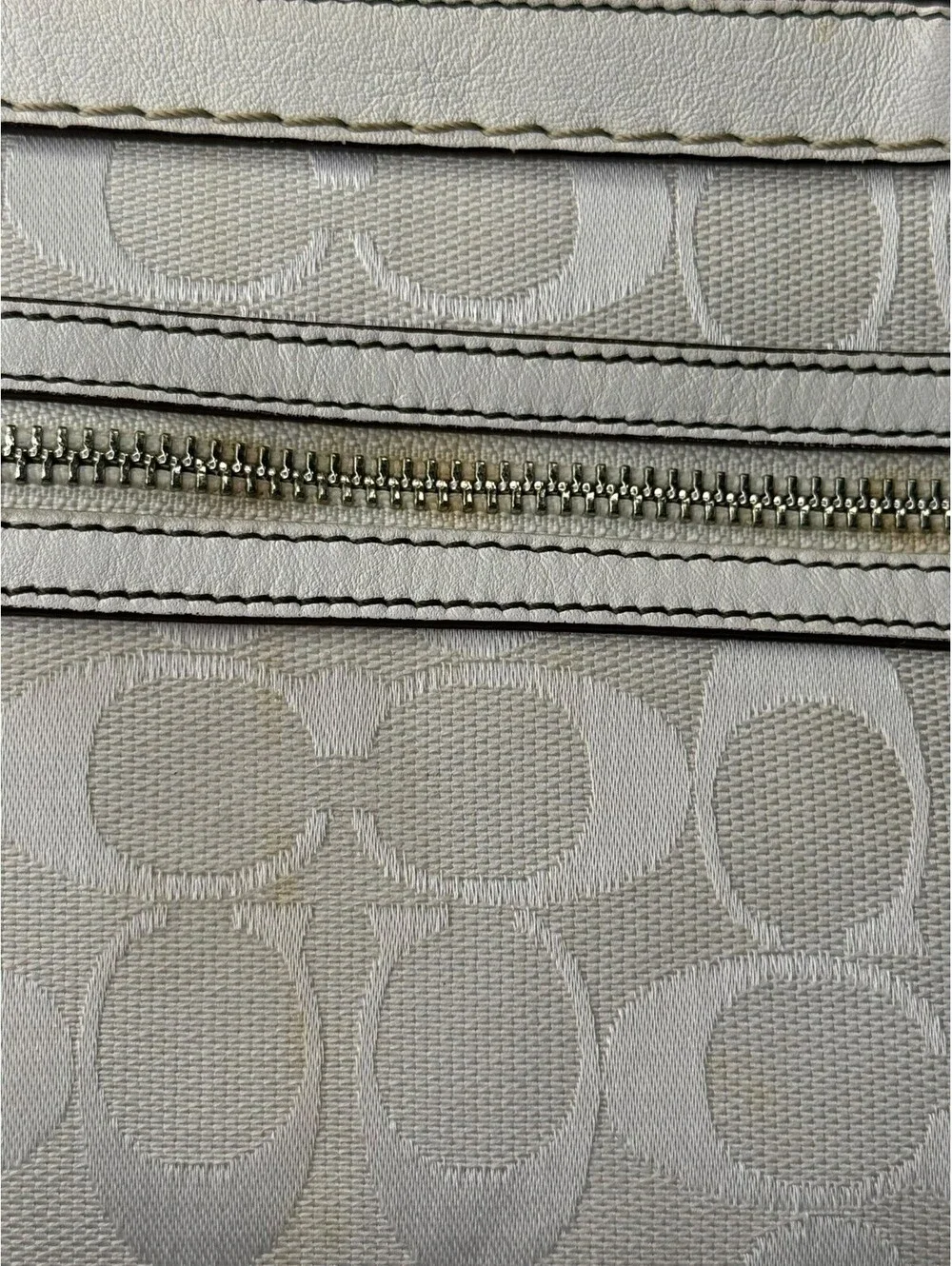 Coach Vintage Hamptons Monogram Satchel & Legacy Leather Wristlet Set